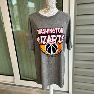 NBA NEW WITH TAGS Gray Washington Wizards Short Sleeve Tee Large